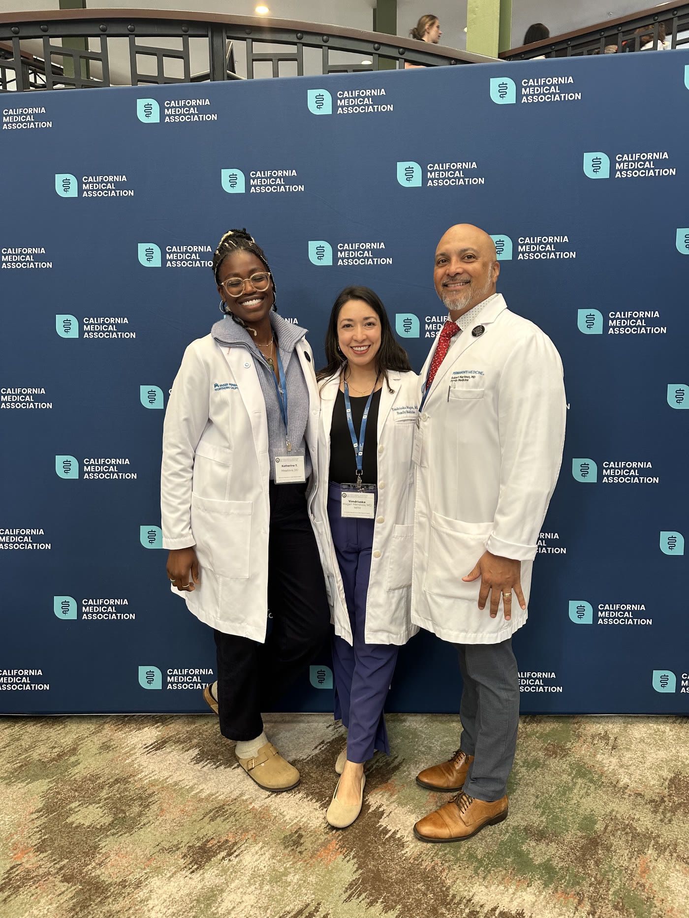 Dr. Gigi Magan with colleagues at the California Medical Association